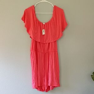 Coral Mini Dress